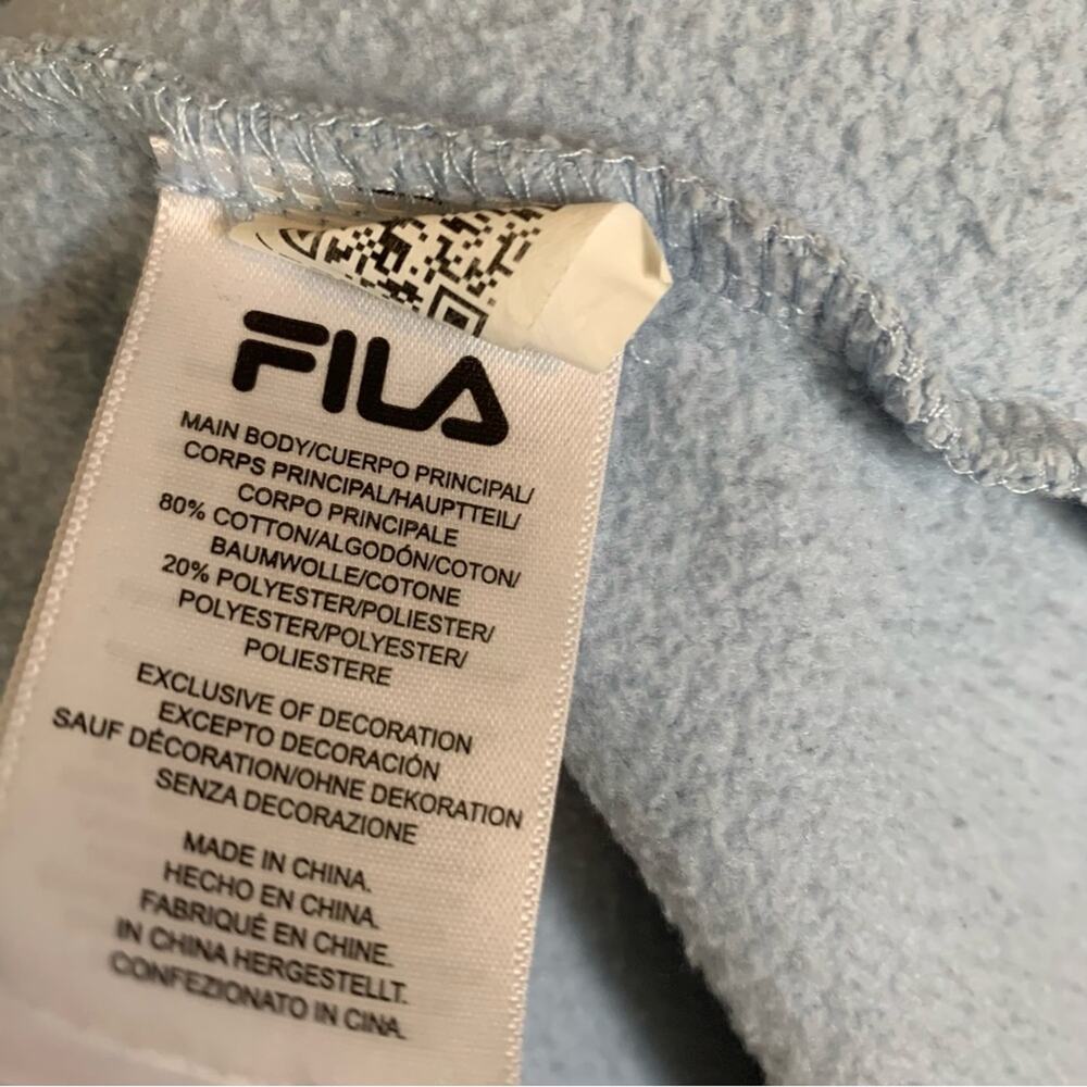 Fila | Women's Natalie Pullover Crewneck Sweatshirt big logo vintage feel stripe - Picture 10 of 14